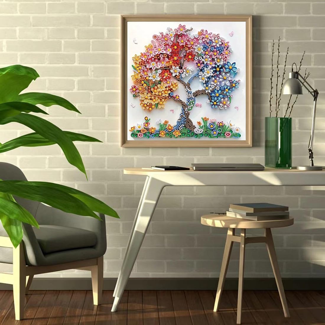 Colorful Flower Tree Diamond Painting Kit